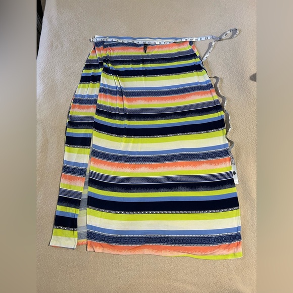 Jessica Simpson Dresses & Skirts - Jessica Simpson Plus Striped Multicolor Women's Skirt 2X